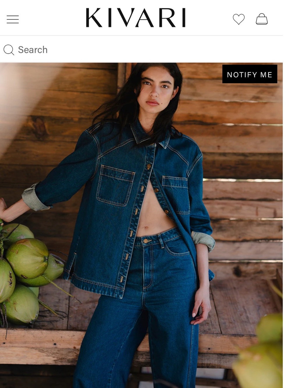 Kivari Women’s Denim Top